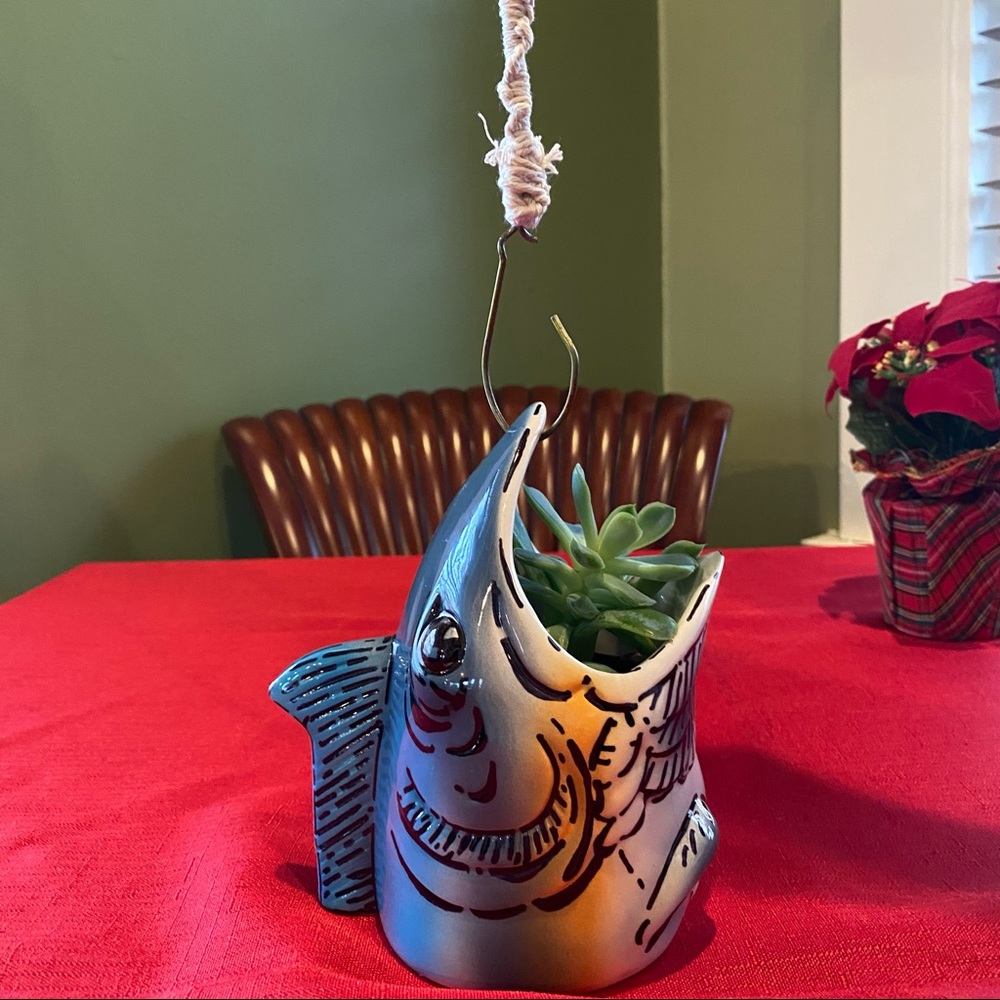 Hanging Fish Planter 🐟🌿